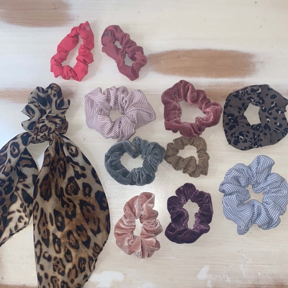 Scrunchies - Top two are lululemon